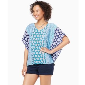 CHARMING CHARLIE Ombre Seashell Blouse